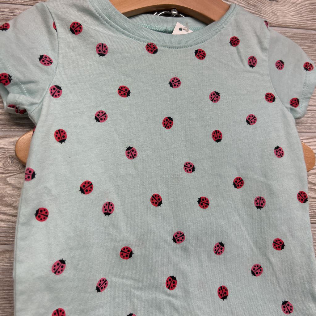 Shirt & Bike Shorts Lady Bugs 24M
