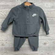 1/4 Zip Fleece Pullover & Joggers Swoosh 12M