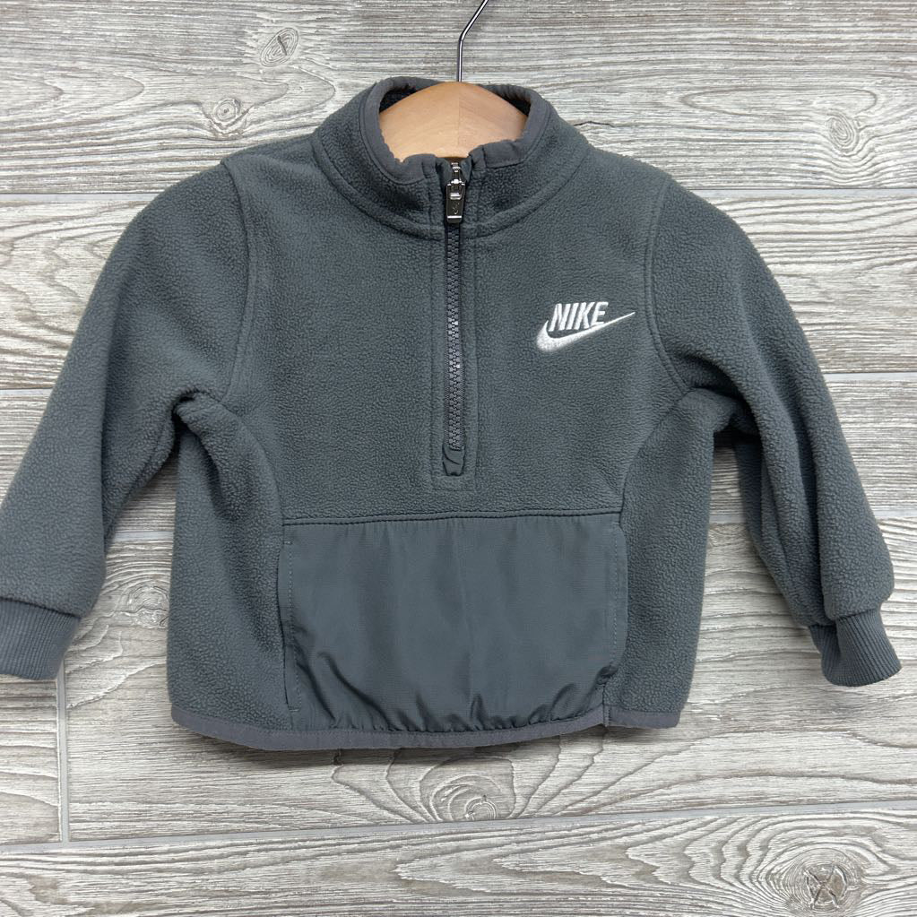 1/4 Zip Fleece Pullover & Joggers Swoosh 12M