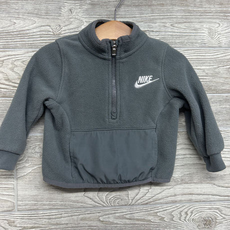 1/4 Zip Fleece Pullover & Joggers Swoosh 12M