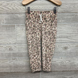Velour Crewneck & Joggers Animal Print 2T