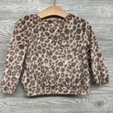 Velour Crewneck & Joggers Animal Print 2T