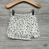 Shirt Ruffle Sleeves & Skort Dots 2T
