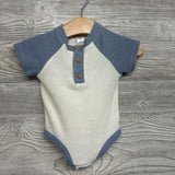 Waffle Knit Henley Bodysuit & Pants 0-3M