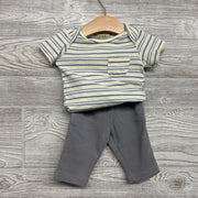 Bodysuit & Waffle Knit Pants 0-3M