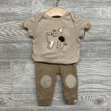 Ribbed Bodysuit Dogs & Pants 3-6M