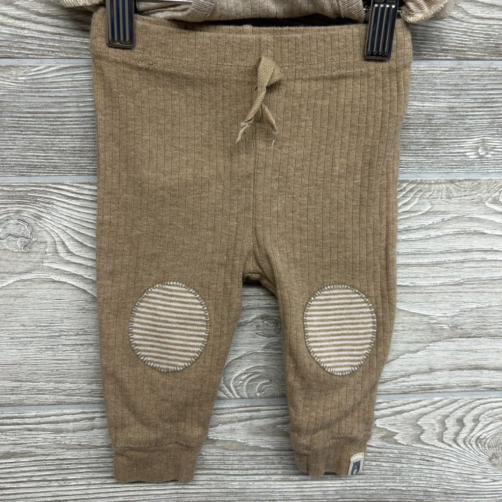 Ribbed Bodysuit Dogs & Pants 3-6M