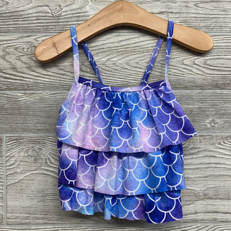 NEW 2 Pc Swimsuit W/ Mermaid Tail 6-7