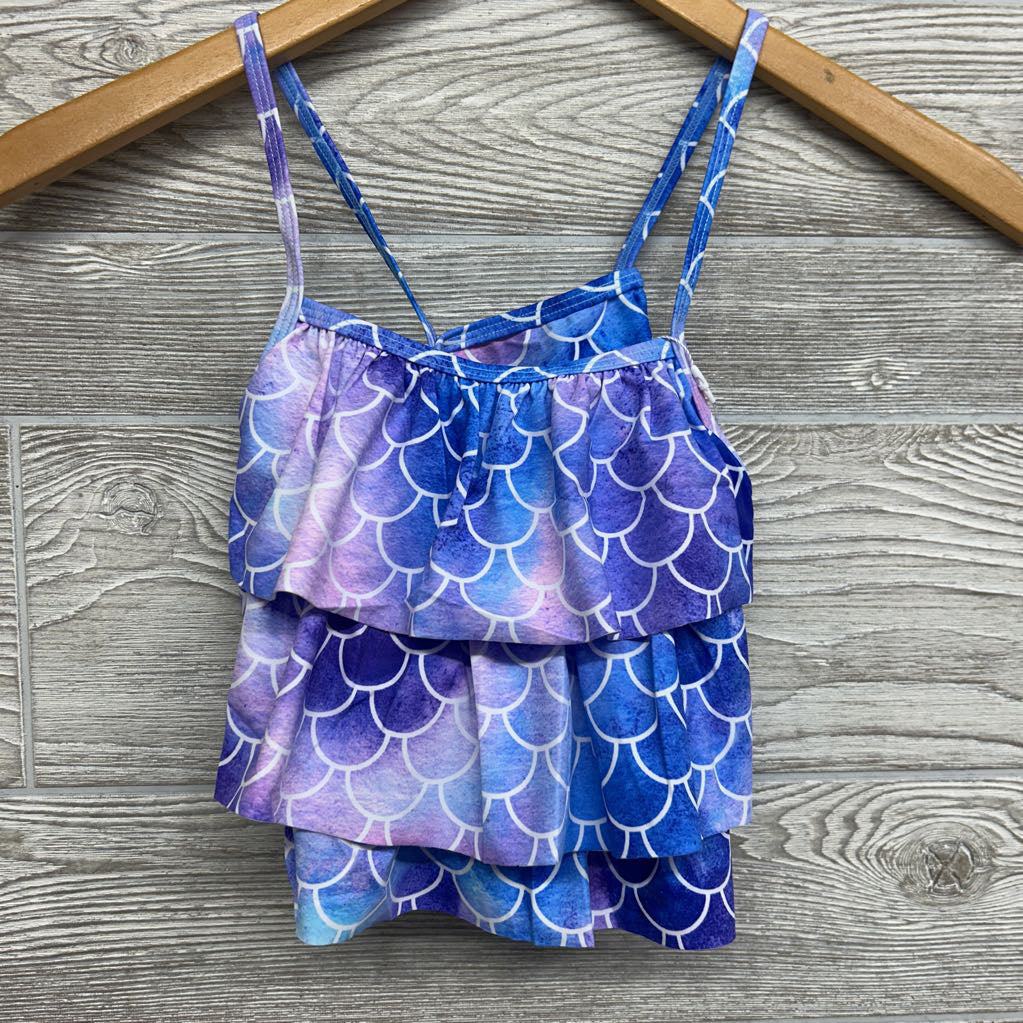 NEW 2 Pc Swimsuit W/ Mermaid Tail 10-11