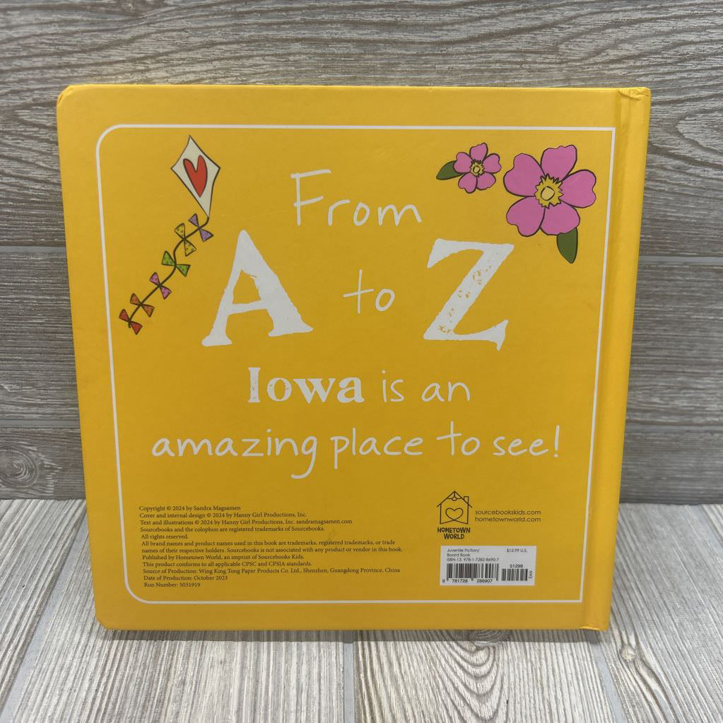 ABC's Of Iowa Board Book