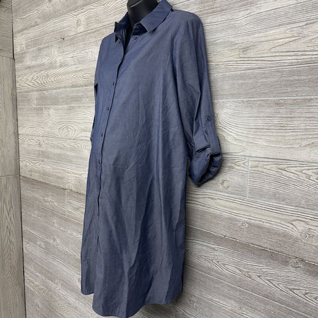 Button Down Shirt Dress Small