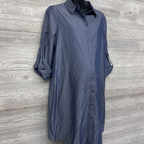 Button Down Shirt Dress Small