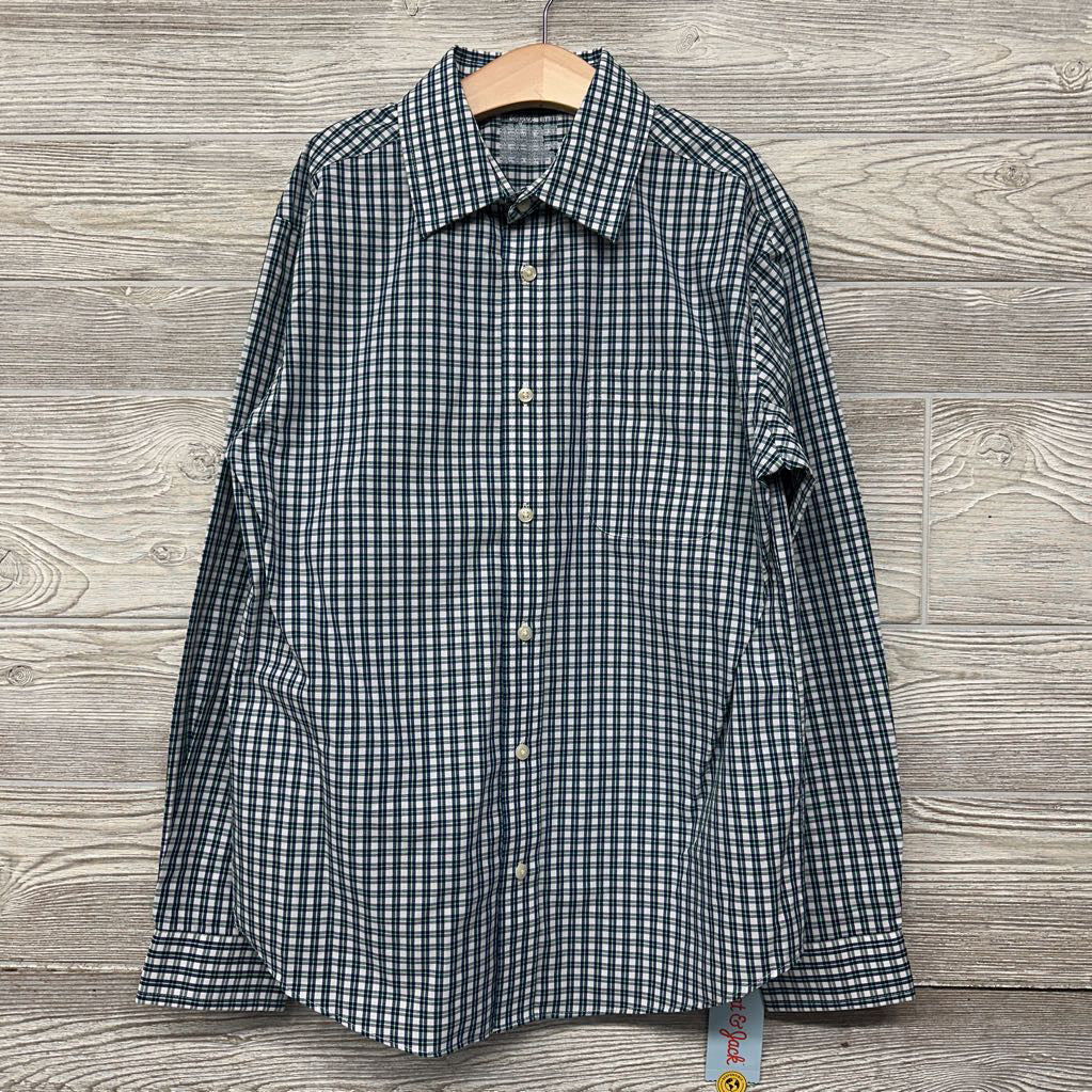 NEW Plaid Button Up Shirt 10-12