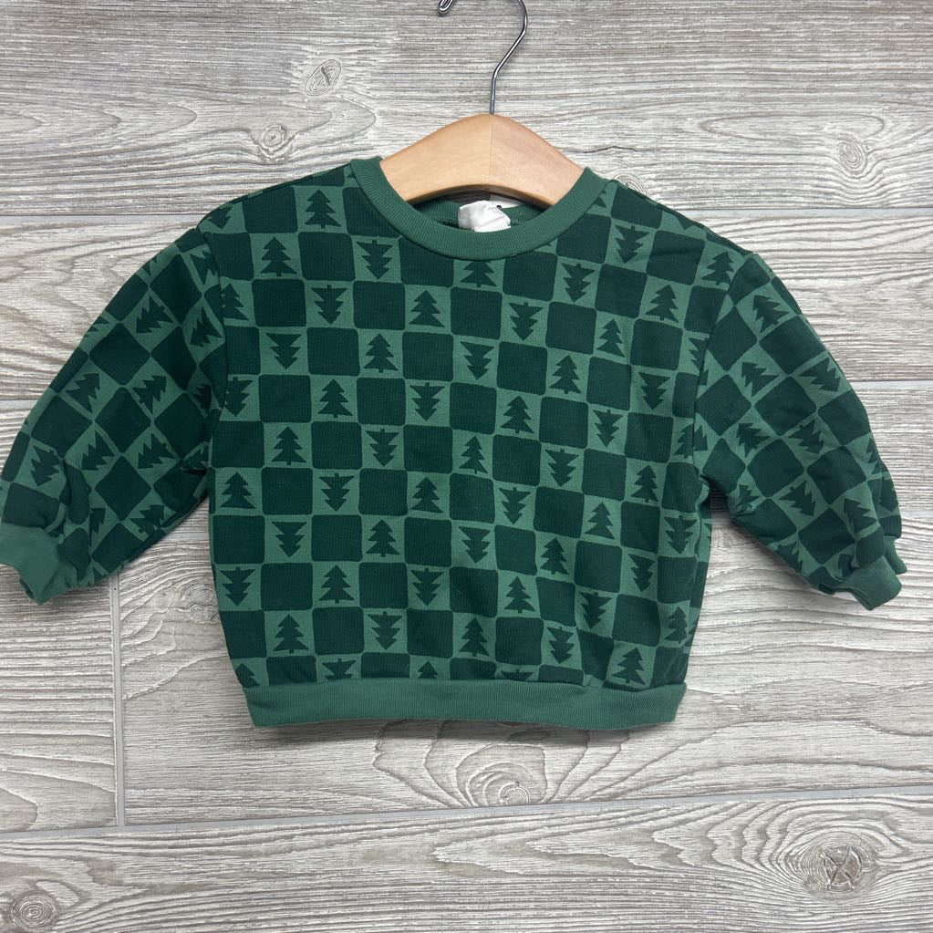 Crewneck Checkered W/ Trees 6-9M