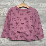 LS Shirt Bows 3t