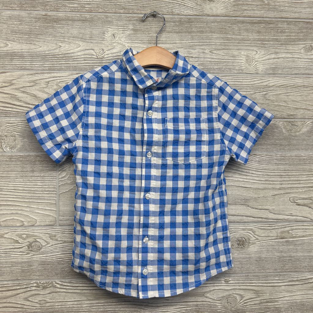 Gingham Button Up Shirt 4-5