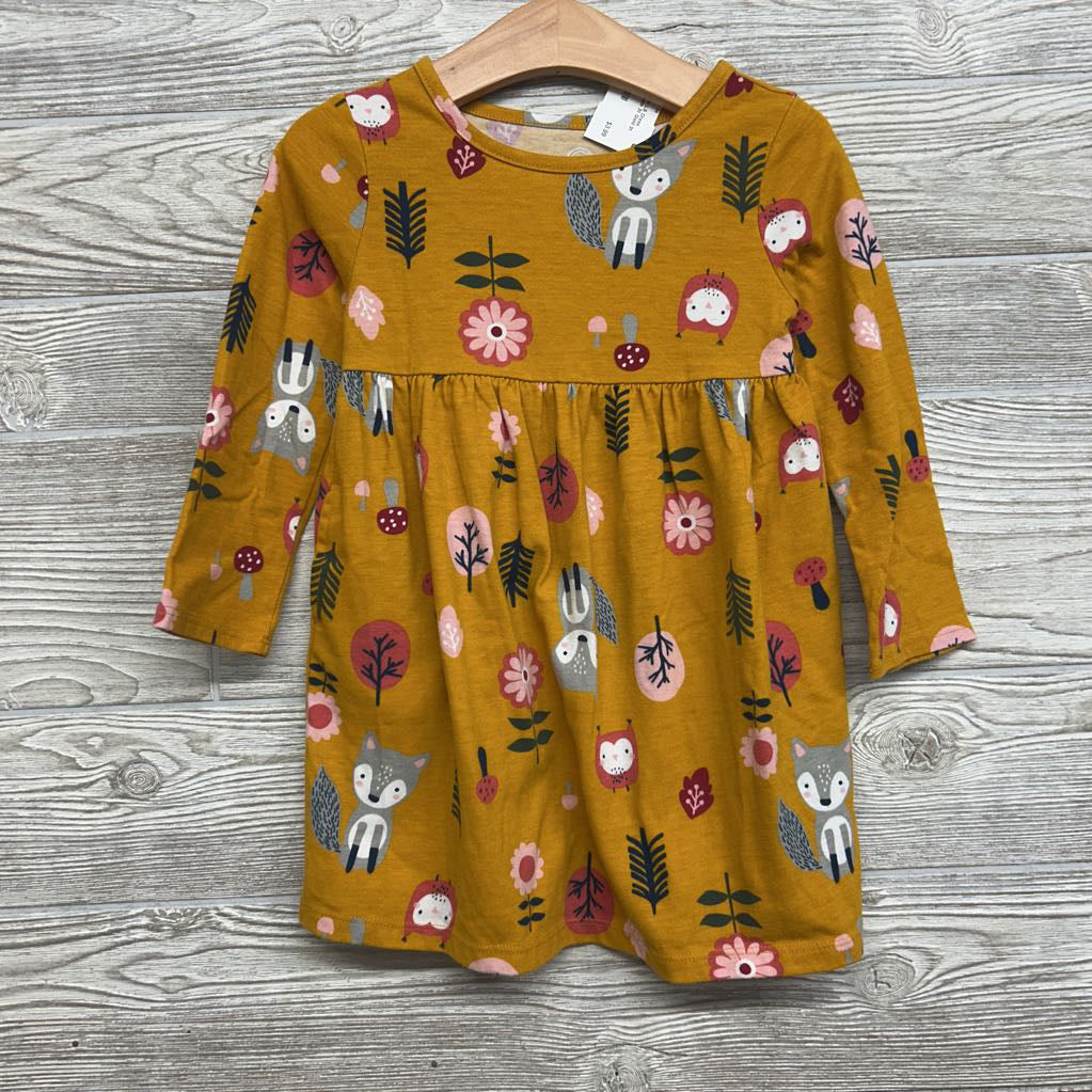 LS Dress Flowers, Animals 3t