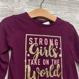 LS Shirt Strong Girls Take On The World 3t