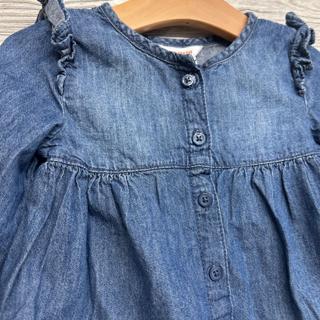 Chambray Button Up Shirt 12-18