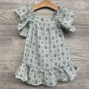 Gauze Dress Flowers 2t