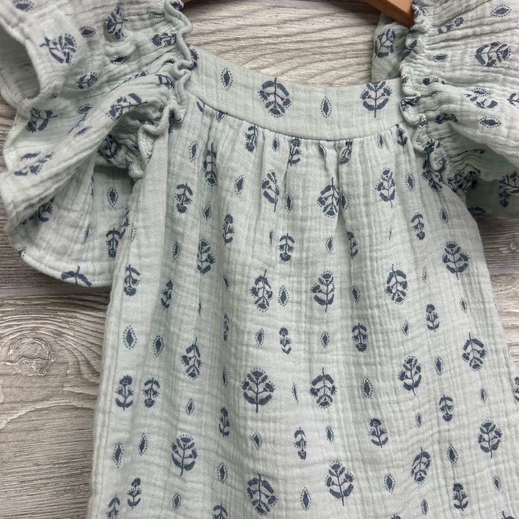 Gauze Dress Flowers 2t