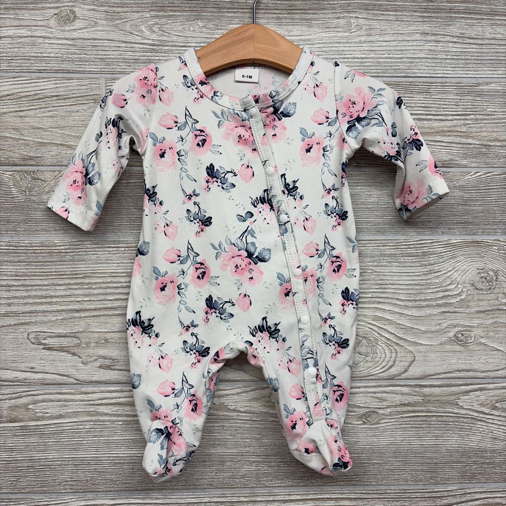 Snap Up Outfit Flowers 0-1m