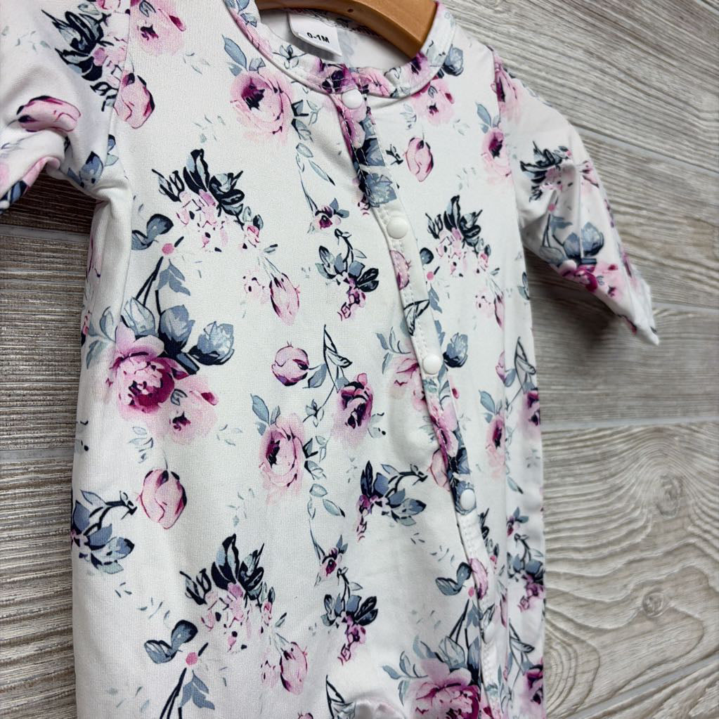 Snap Up Outfit Flowers 0-1m