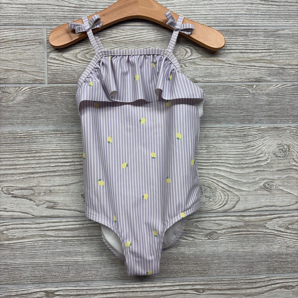 Swimsuit Lemons & Stripes 3t