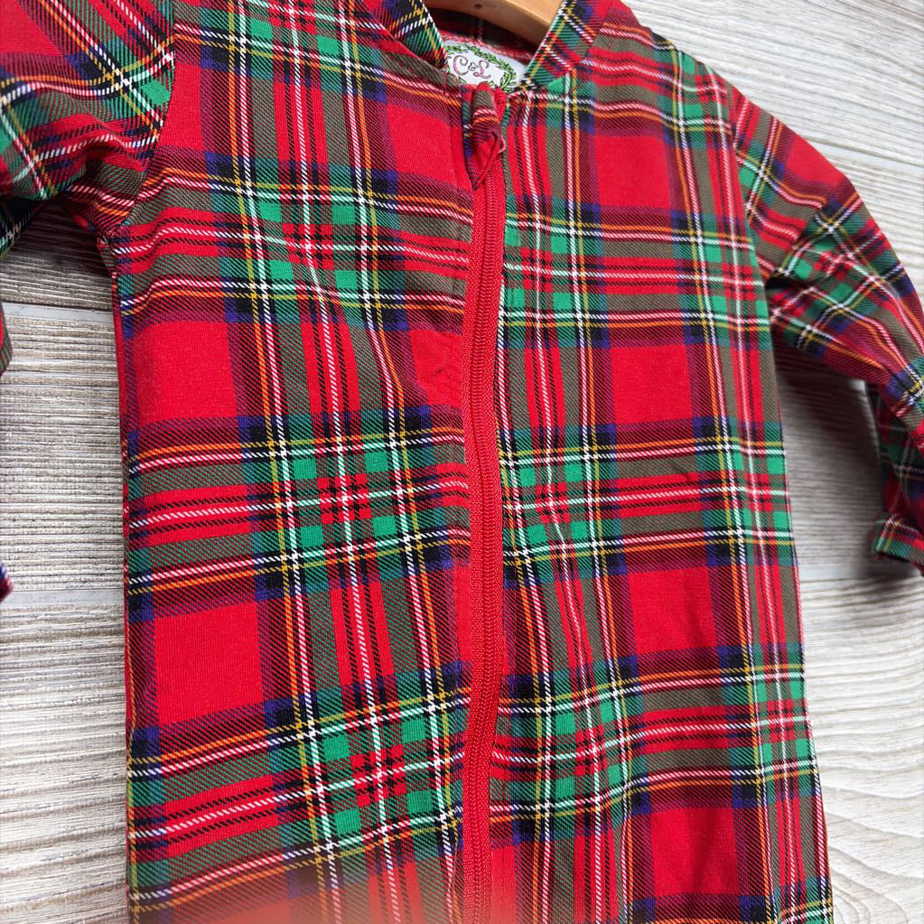 Plaid Ruffle Outfit 6M