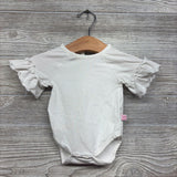 Ls Bodysuit Stripes Ruffle Cuff 0-3M