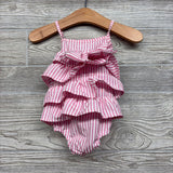 Ruffle Striped Romper 3M