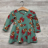 LS Peplum Shirt Rudolph 18M