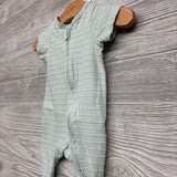 Footless Outfit Textured Stripes NB