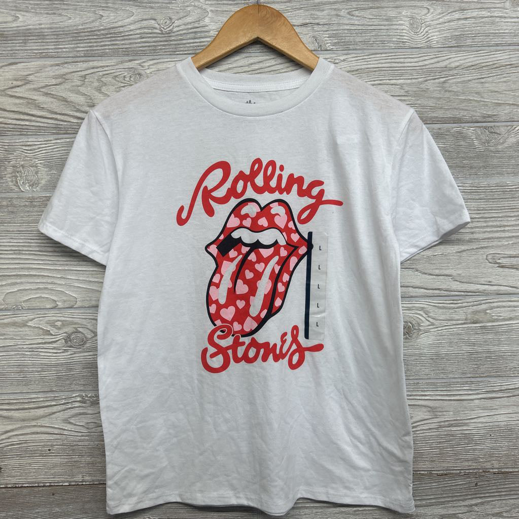NEW Shirt Lips Hearts 10-12
