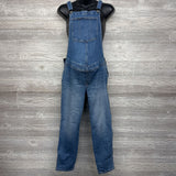 Side Panel Denim Overalls 8/Medium Short