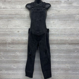Side Panel Denim Overalls 8/Medium Short
