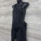 Side Panel Denim Overalls 8/Medium Short