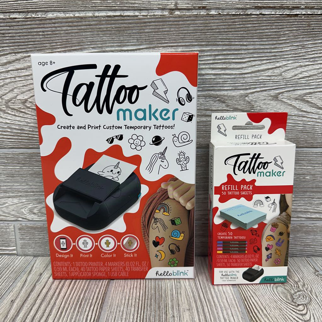 NEW Tattoo Maker & Refill Pack