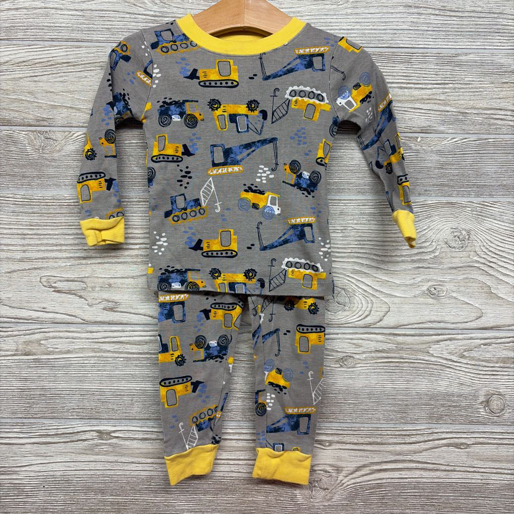 2 Pc LS PJs Construction Vehicles 2T