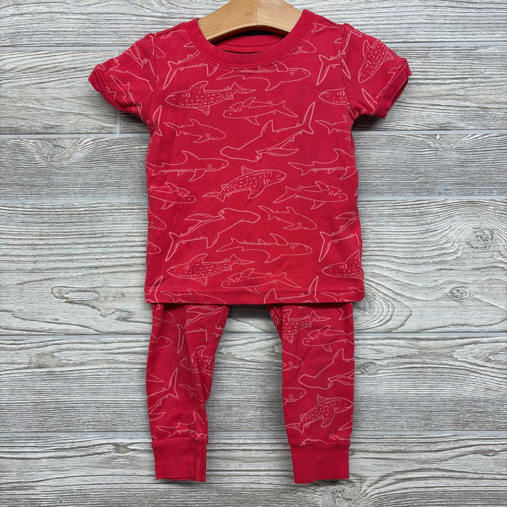 2 Pc PJs Sharks 18-24M