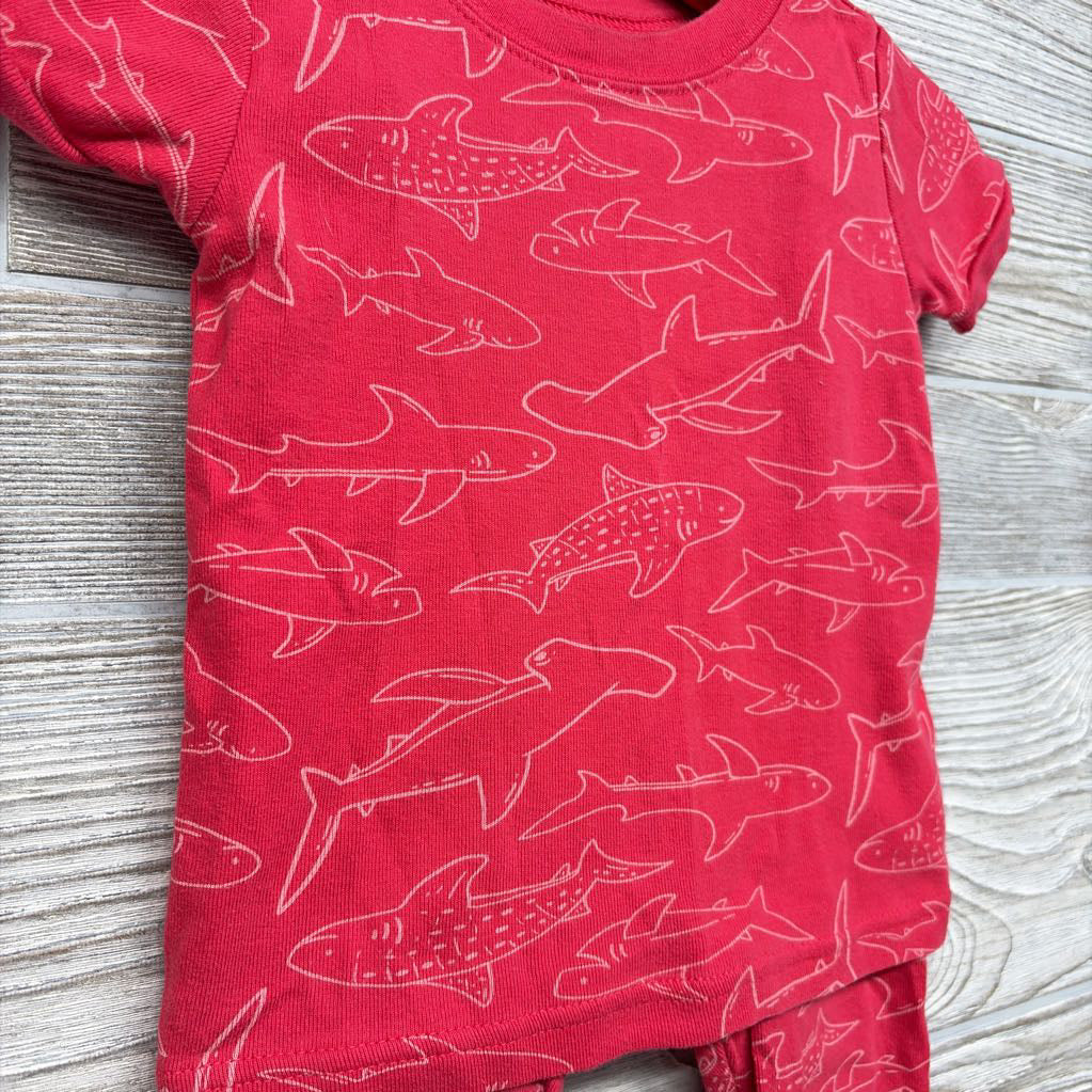 2 Pc PJs Sharks 18-24M