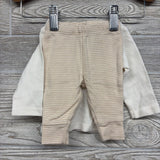 LS Shirt Frog, Pants Stripes W/ Hat NB