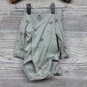 LS Ribbed Side Snap Bodysuit & Footed Pants Hedgehogs NB