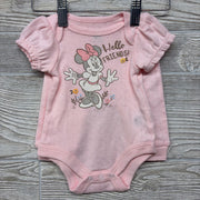 Nw/oT 2 Pk Bodysuits Minnie Butterflies & Pointelle Pants W/ Bandana Bib NB