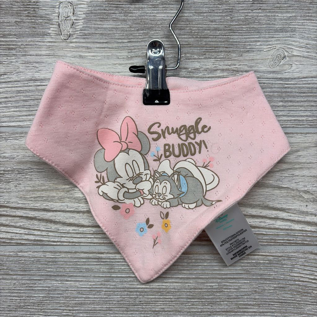 Nw/oT 2 Pk Bodysuits Minnie Butterflies & Pointelle Pants W/ Bandana Bib NB