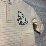 Quilted Hoodie Pooh Piglet & Pants 3-6M