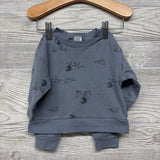 LS Waffle Knit Shirt & Pants Lions 3-6M