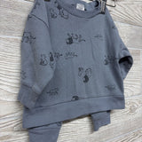 LS Waffle Knit Shirt & Pants Lions 3-6M