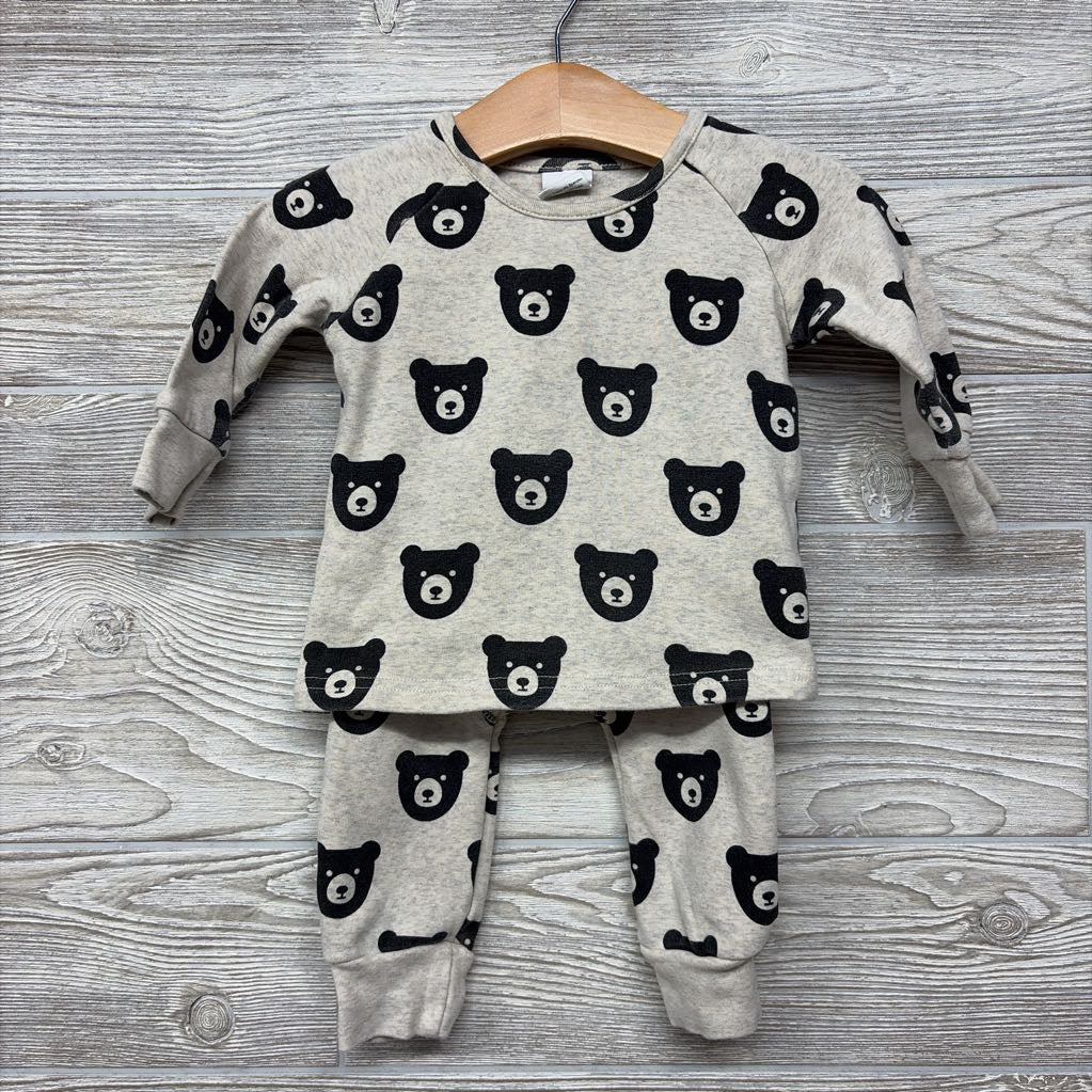 LS Shirt & Joggers Bears 6-12M
