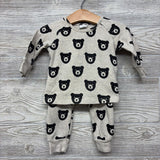 LS Shirt & Joggers Bears 6-12M